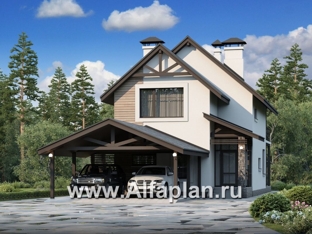 Проект дома в скандинавском стиле