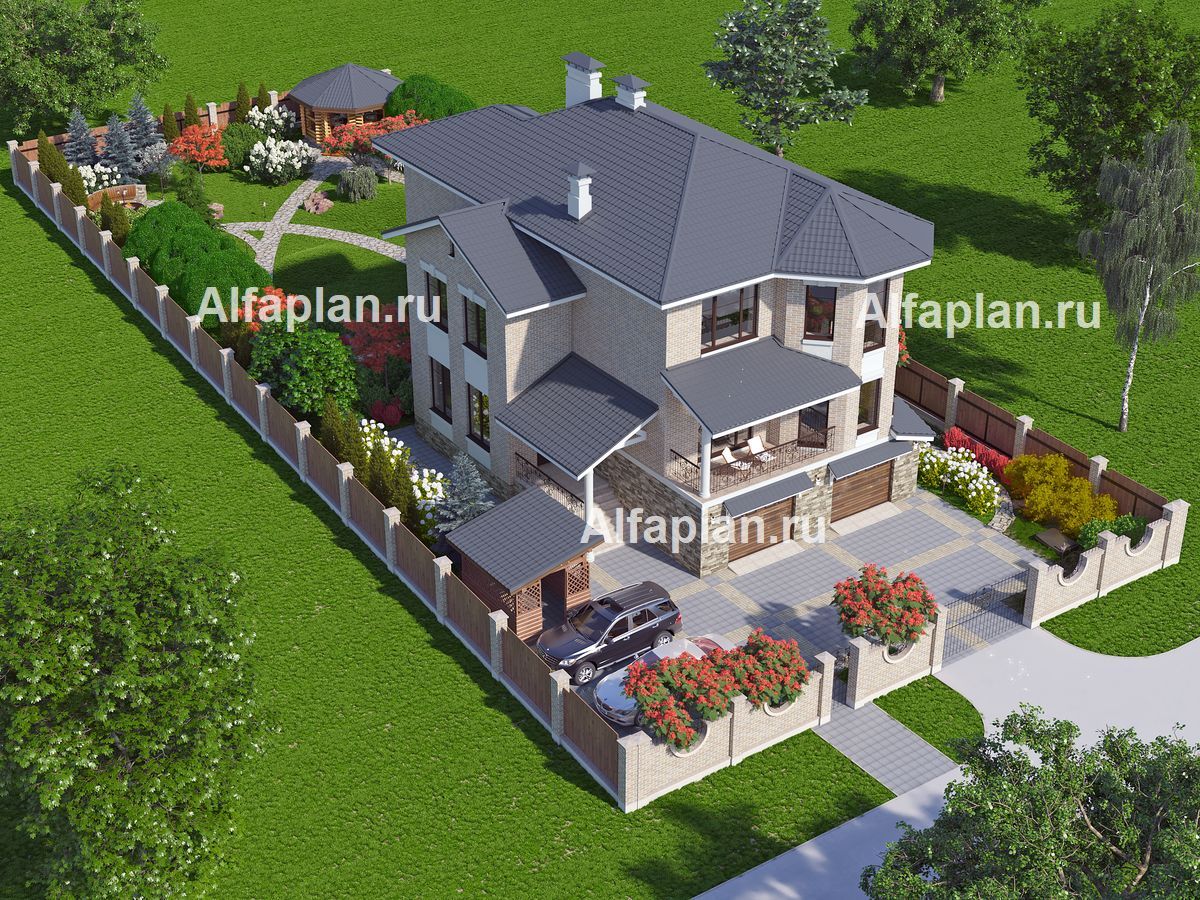 Привязка проекта дома к участку | Статьи «Альфаплан»