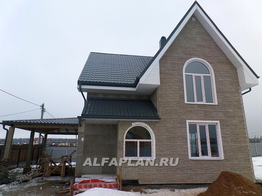 Строительство дома по проекту 103A - фото №1