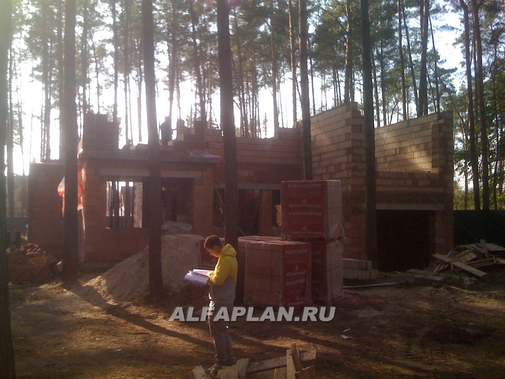Строительство дома по проекту 107A - фото №17