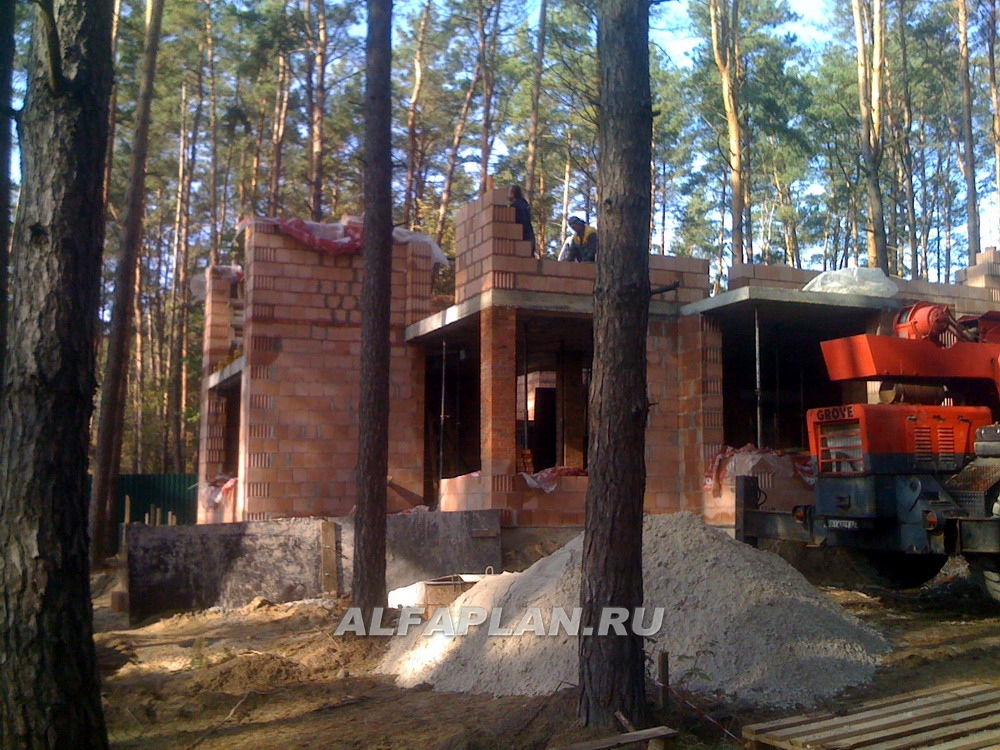 Строительство дома по проекту 107A - фото №18