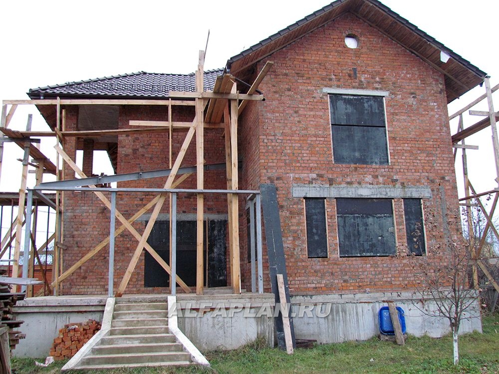 Строительство дома по проекту 115A - фото №7