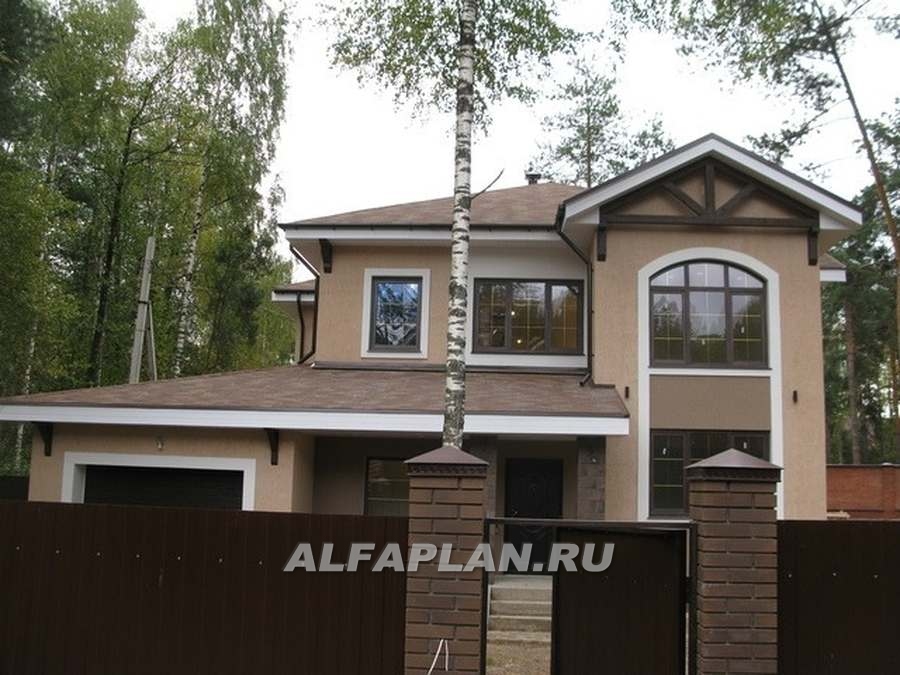 А 122 проект авито москва 122A Коттедж, построенный по проекту 122А Фото строительства домов "Альфаплан"