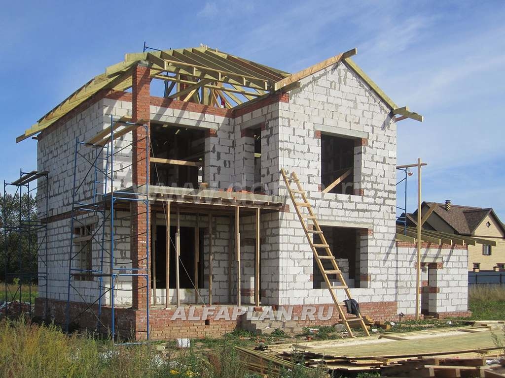Строительство дома по проекту 199B - фото №20
