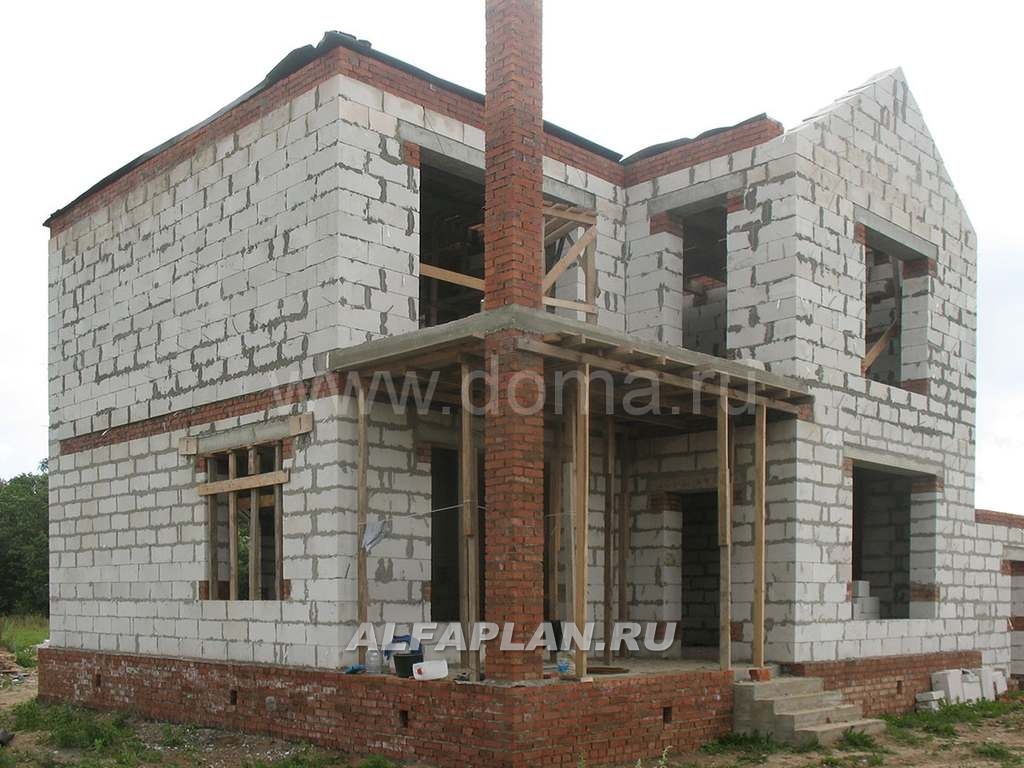 Строительство дома по проекту 199B - фото №22