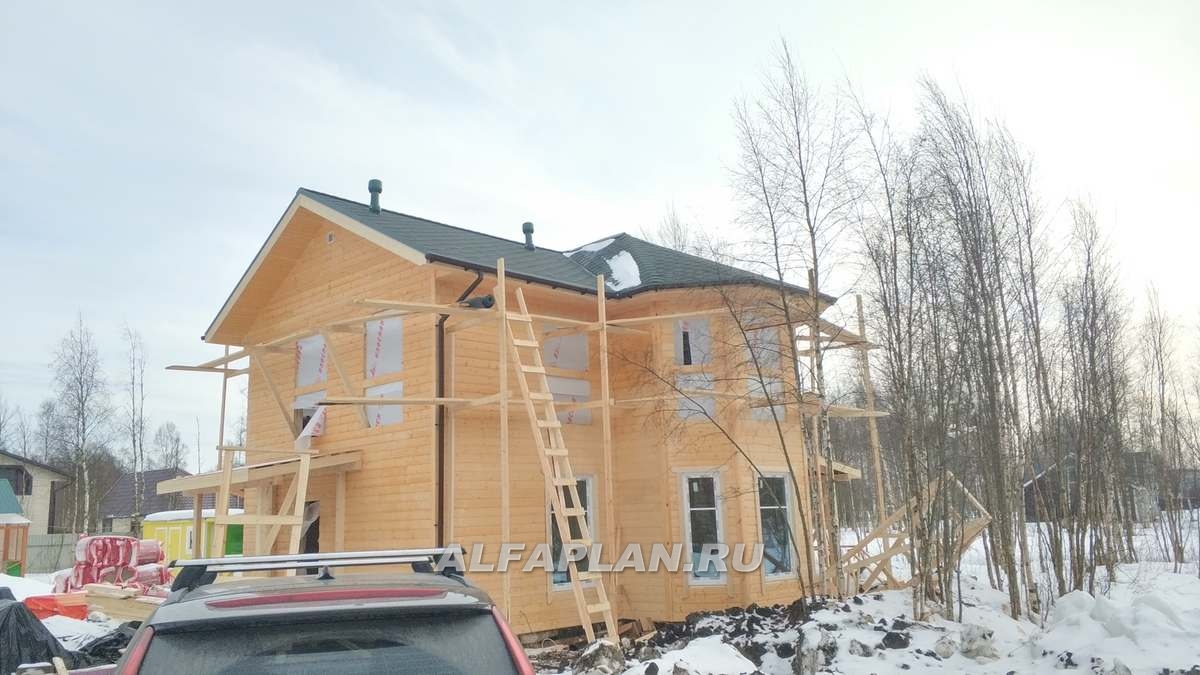 Строительство дома по проекту 382B - фото №7
