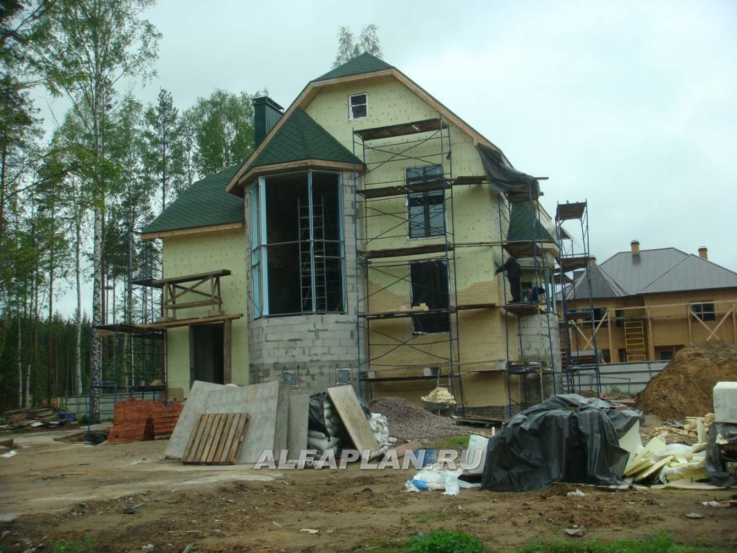 Строительство дома по проекту 29E - фото №8