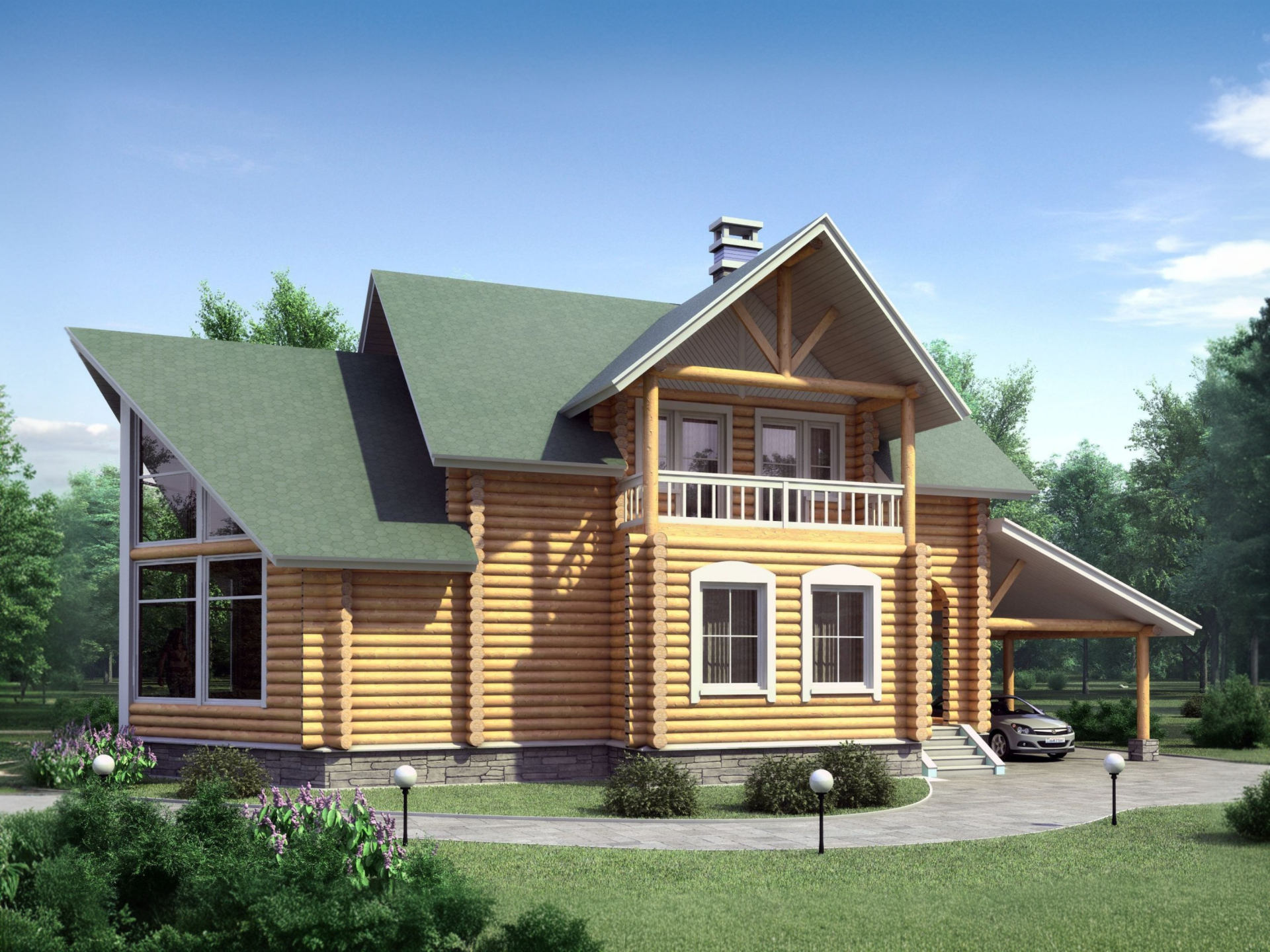 Превью для проекта в портфолио «Фото дома с интерьерами, построенного по проекту 31А»