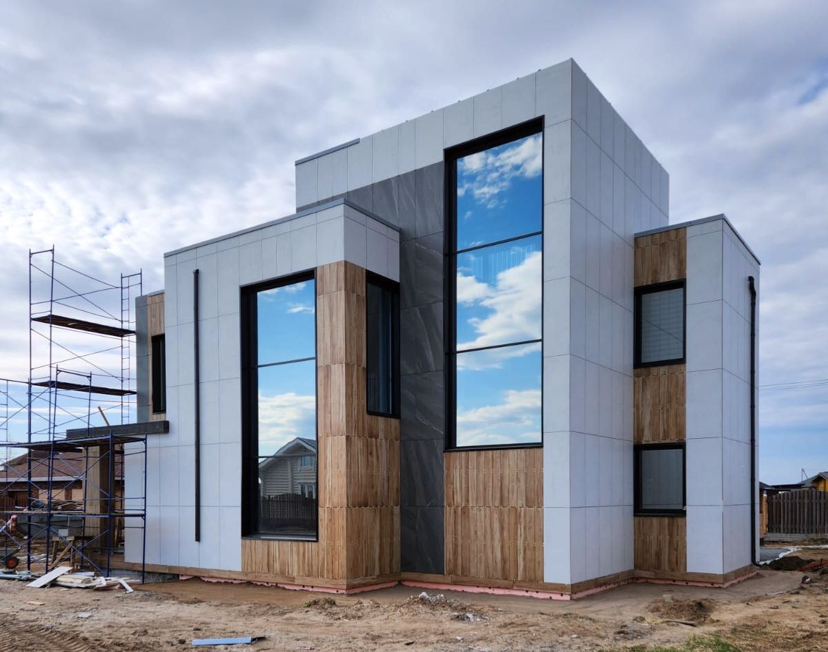 Превью для проекта в портфолио «Элитная вилла. «Альстер» — проект двухэтажного дома в стиле хай-тек, с эксплуатируемой кровлей»