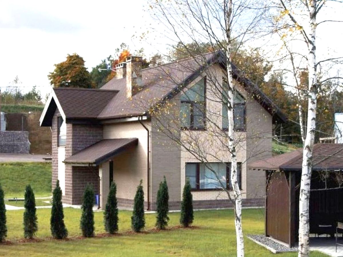 Превью для проекта в портфолио ««Вишневый сад» - проект небольшого дома с мансардой (дача), в стиле шале»