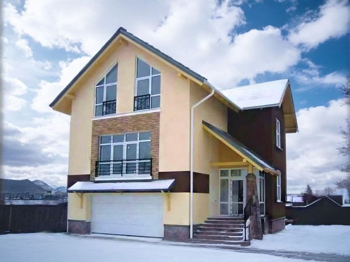 Превью для проекта в портфолио ««Экспрофессо» - проект трехэтажного дома, с гаражом и сауной, цокольный этаж на уровне земли»