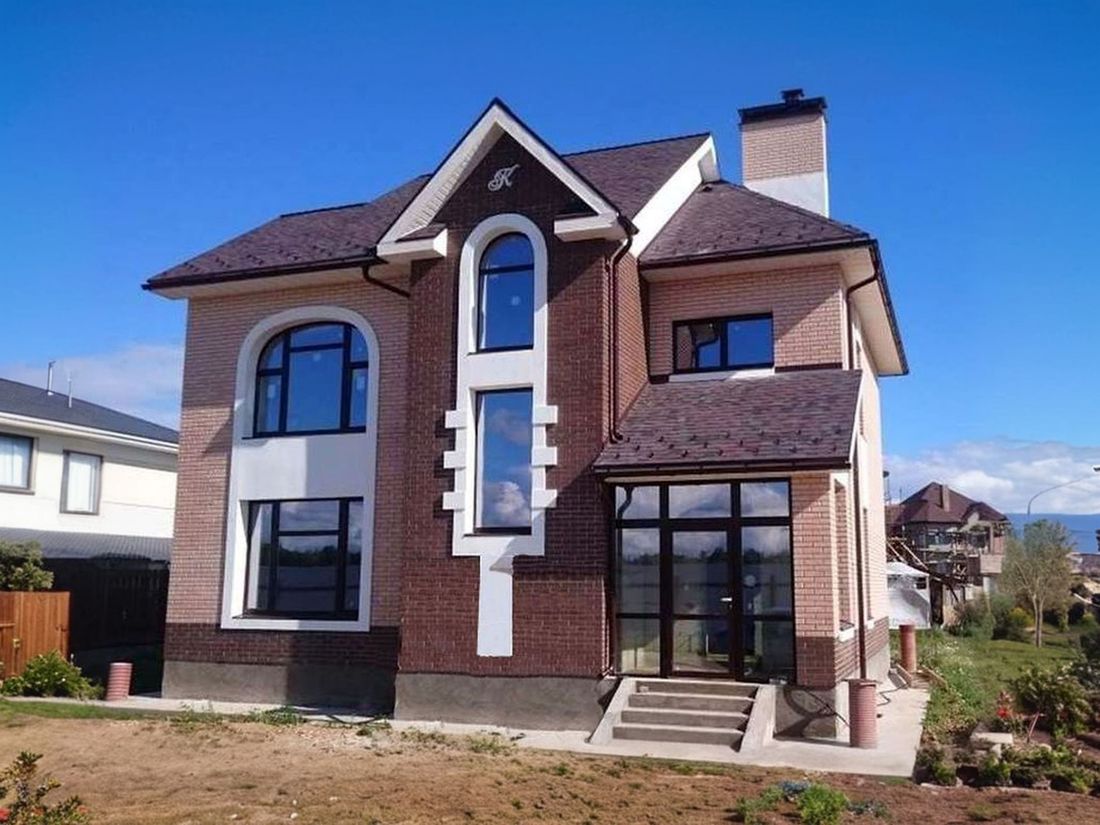 Превью для проекта в портфолио ««Дипломат» - проект двухэтажного дома из газобетона, с бильярдной в мансарде»