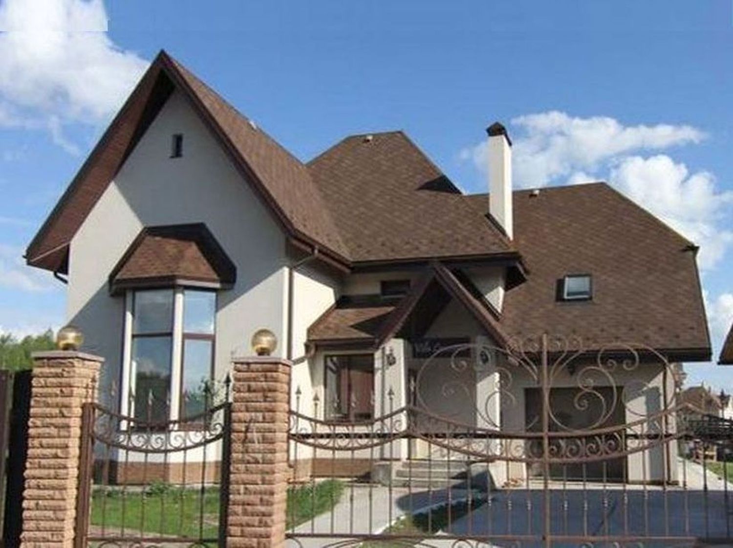 Превью для проекта в портфолио ««Вернигероде» -проект коттеджа с мансардой, с эркером и вторым светом, с гаражом, в стиле фахверк»