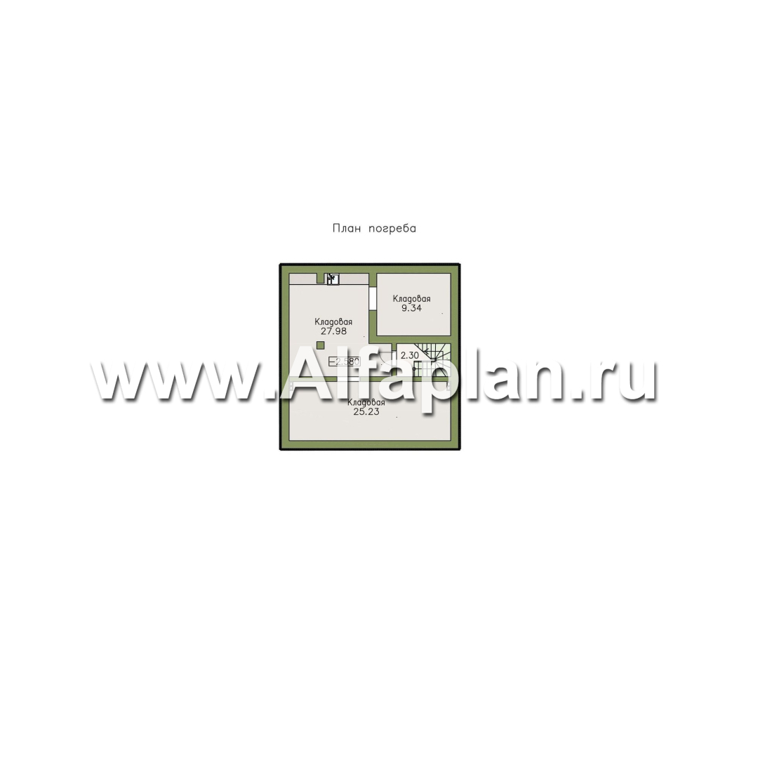 «Модуль» — проект одноэтажного дома, со спортзалом и сауной, с бассейном и гостевой квартирой (ВАРИАТ фасада) - план дома - фото №2