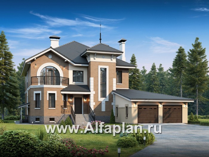 Дизайн дома снаружи Архитектурное бюро "Альфаплан"
