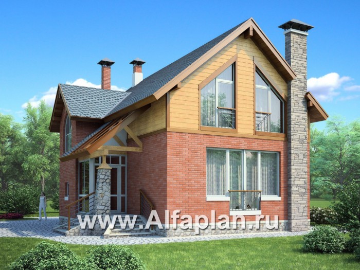 Проекты небольших одноэтажных домов с террасой — цены и фото планировок ...