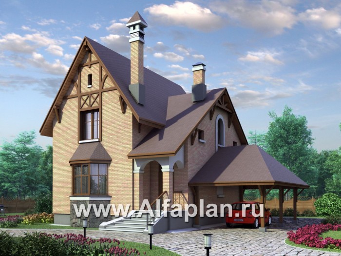 Проекты небольших кирпичных домов — цены и фото планировок простых ...