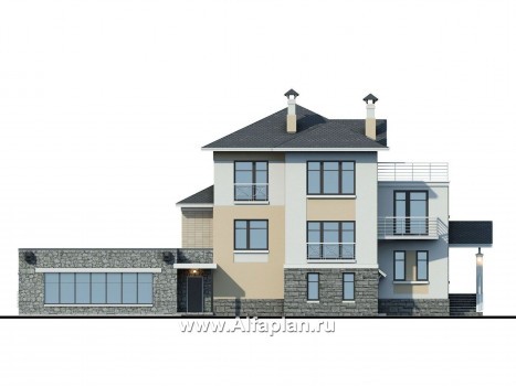 77A-S+287B-S - превью фасада дома - фото №4