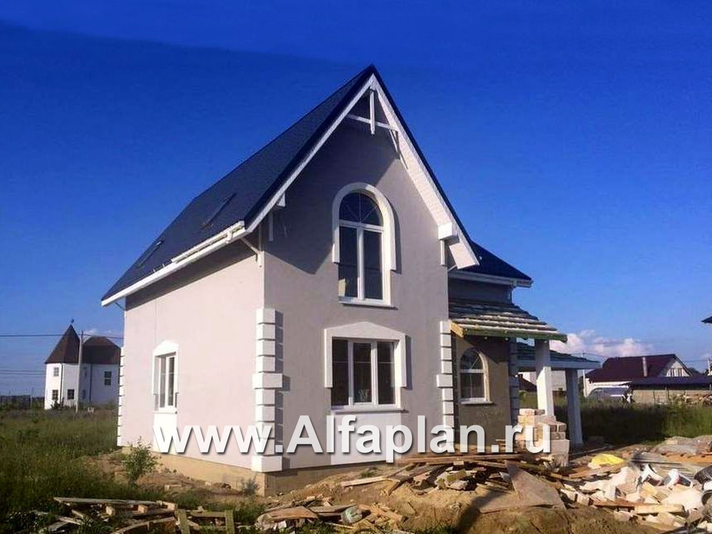 Проекты домов Альфаплан - Кирпичный дом «Оптима» для загородного отдыха - дополнительное изображение №3