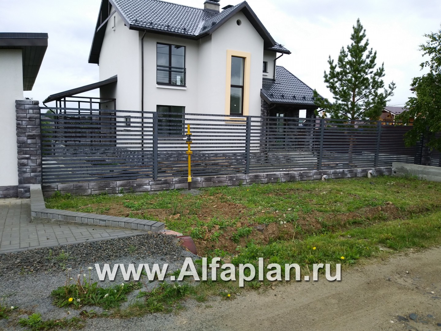 Проекты домов Альфаплан - «Скандинавия» - современный дом с удобным планом - дополнительное изображение №1
