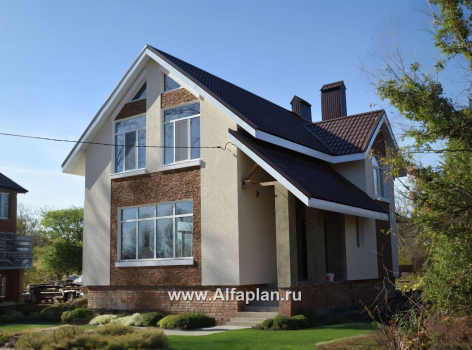 «Вишневый сад» - проект небольшого дома с мансардой (дача) - превью дополнительного изображения №1