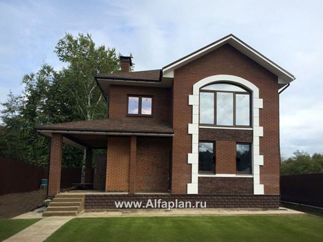 «Фея сирени» — красивый проект двухэтажного дома, открытая планировка, с террасой, в стиле эклектика - превью дополнительного изображения №1