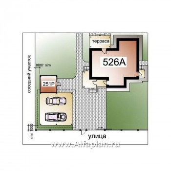 «Невский стиль»_ДУО - проект красивого дома + проект навеса на 2 авто с кладовой - превью дополнительного изображения №2