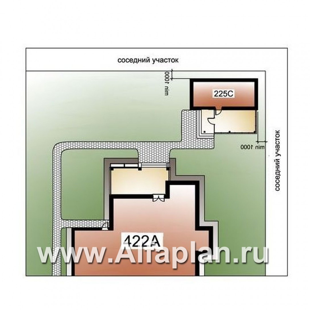 Проекты домов Альфаплан - «Монтекки»_ДУО - дополнительное изображение №2