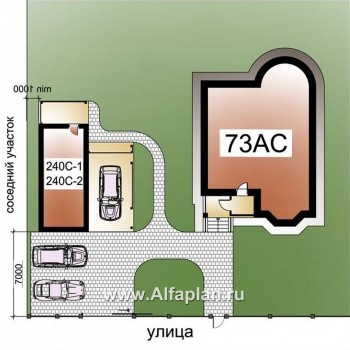 «Стелла плюс»_ДУО - проект дома с мансардой + проект бани с навесом на 1 авто - превью дополнительного изображения №1