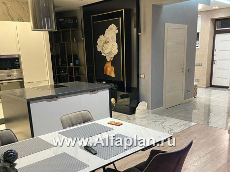 «Прайд» - проект современного двухэтажного дома, мастер спальня, с террасой и сауной, гараж на 2 авто - превью дополнительного изображения №9