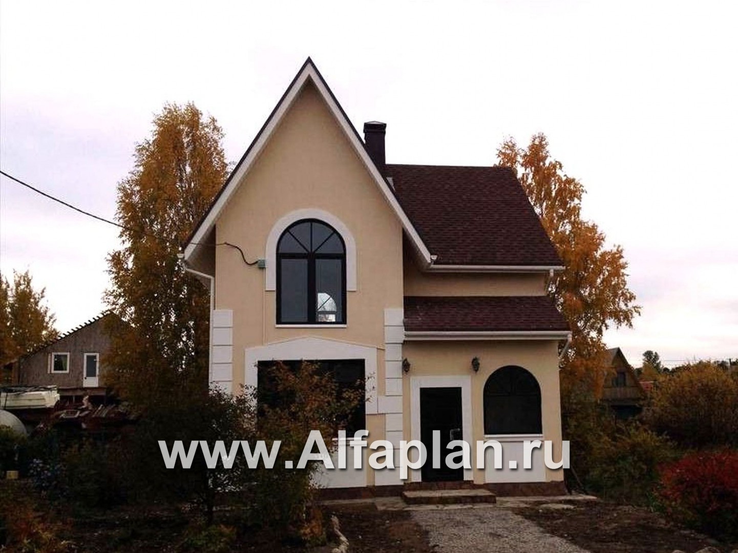 Проекты домов Альфаплан - «Оптима»- красивый дом для загородного отдыха - дополнительное изображение №2