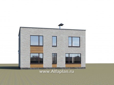 Проекты домов Альфаплан - «Эрго» - проект рационального, уютного современного дома - превью дополнительного изображения №2