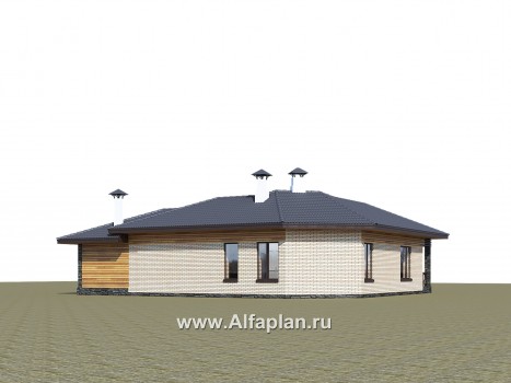 Вариант отопления ТЕПЛЫЕ ПОЛЫ + радиаторы (расчетная температура -30С) - превью дополнительного изображения №3