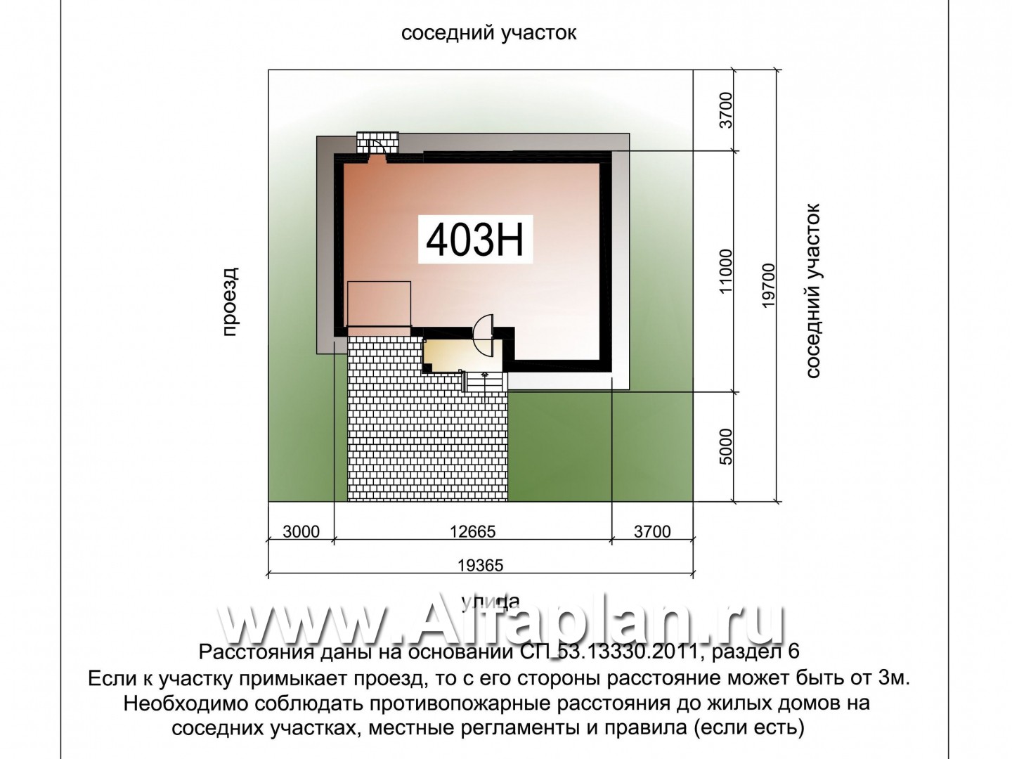 Проекты домов Альфаплан - «Серебро» - современный экономичный дом - - дополнительное изображение №1