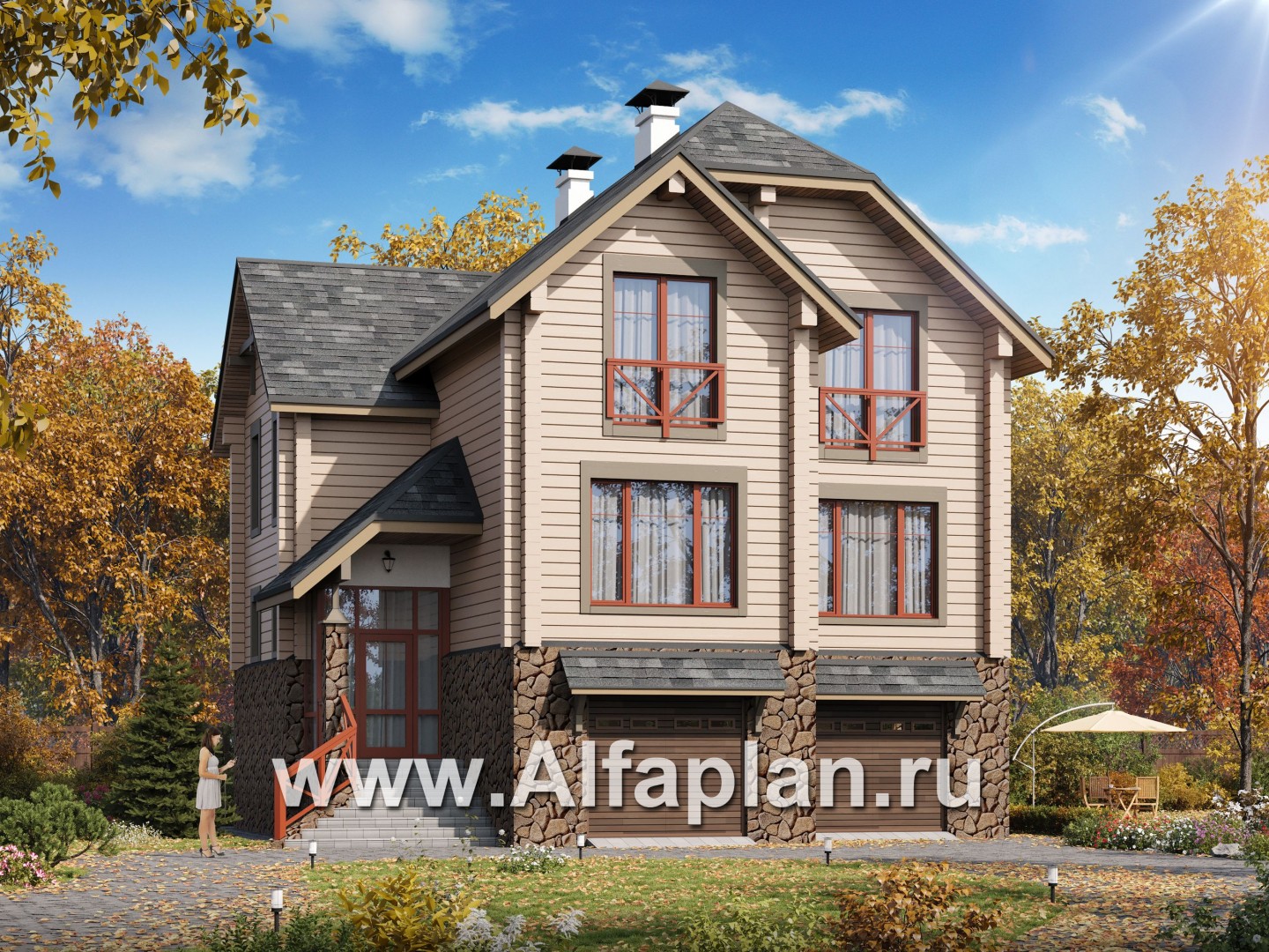 Проекты домов Альфаплан - «АльфаВУД» - дополнительное изображение №2