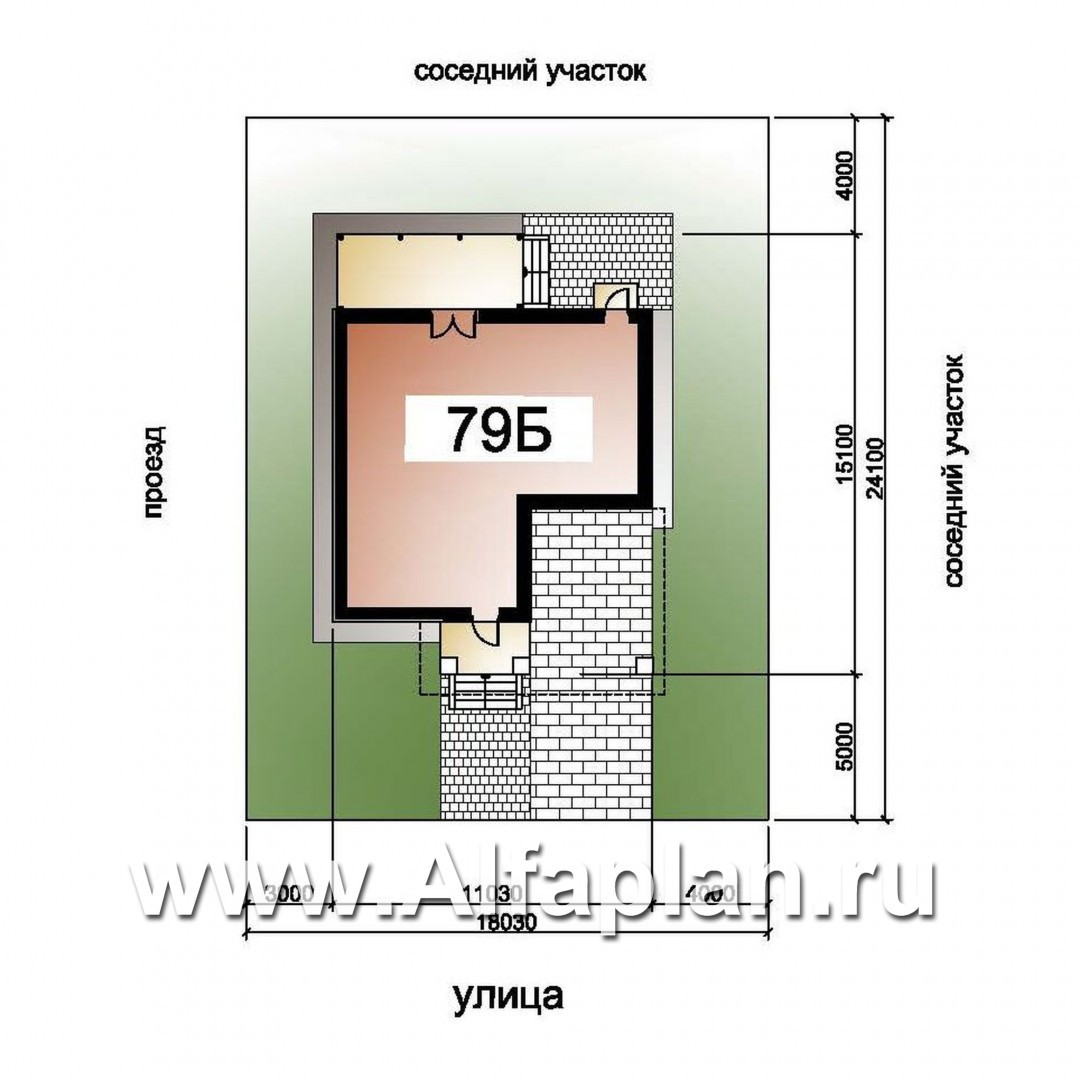 Проекты домов Альфаплан - «Премьера»- рациональный и компактный дом для небольшой семьи - дополнительное изображение №3