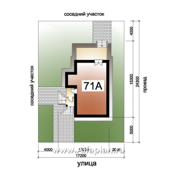 «Вишневый сад» - проект небольшого дома с мансардой (дача) - превью дополнительного изображения №3