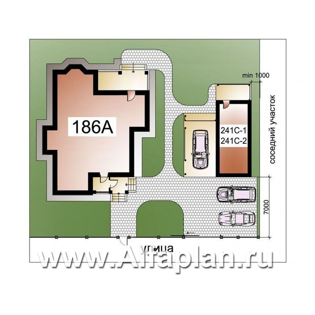 «Белоостров»_ДУО - проект двухэтажного коттеджа + проект бани с навесом на 1 авто - дизайн дома №1