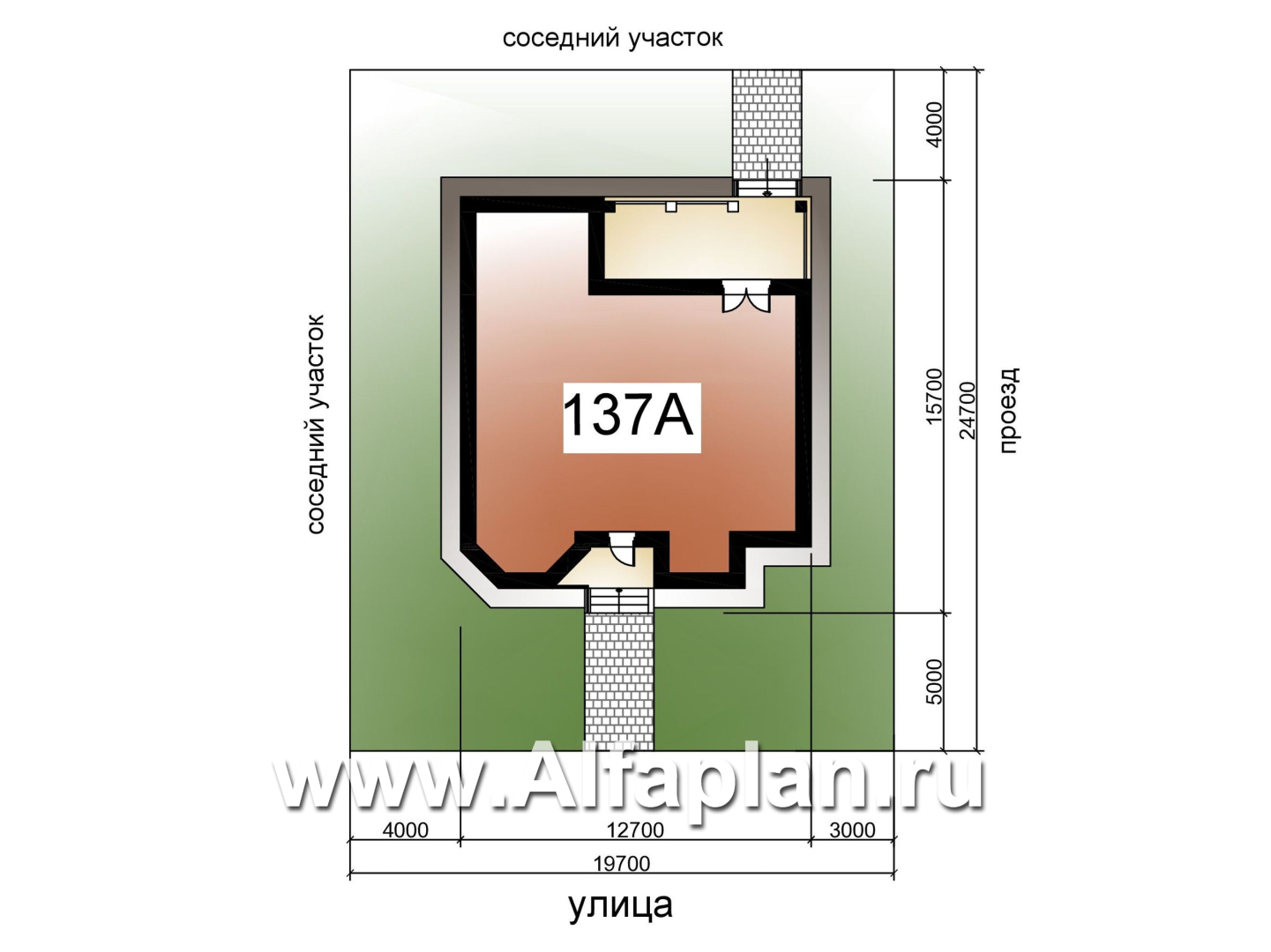 Проекты домов Альфаплан - «Феникс» - Двухэтажный коттедж с компактным планом - дополнительное изображение №9