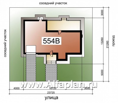 «Мотивация успеха» - проект двухэтажного дома с террасой, с гаражом, в скандинавском стиле - превью дополнительного изображения №2