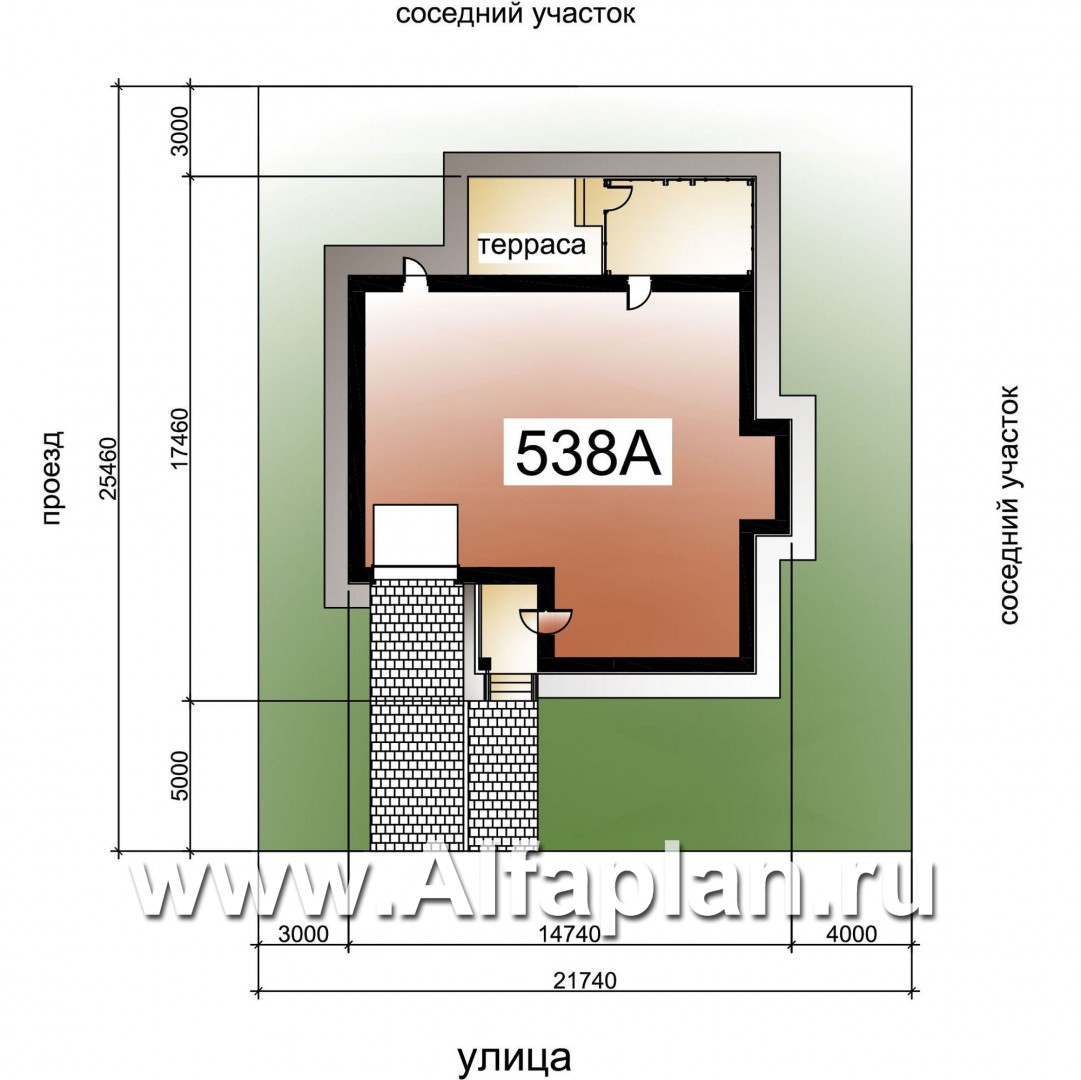 Проекты домов Альфаплан - «Четвертое измерение» - стильный современный дом с комфортабельной планировкой - дополнительное изображение №2