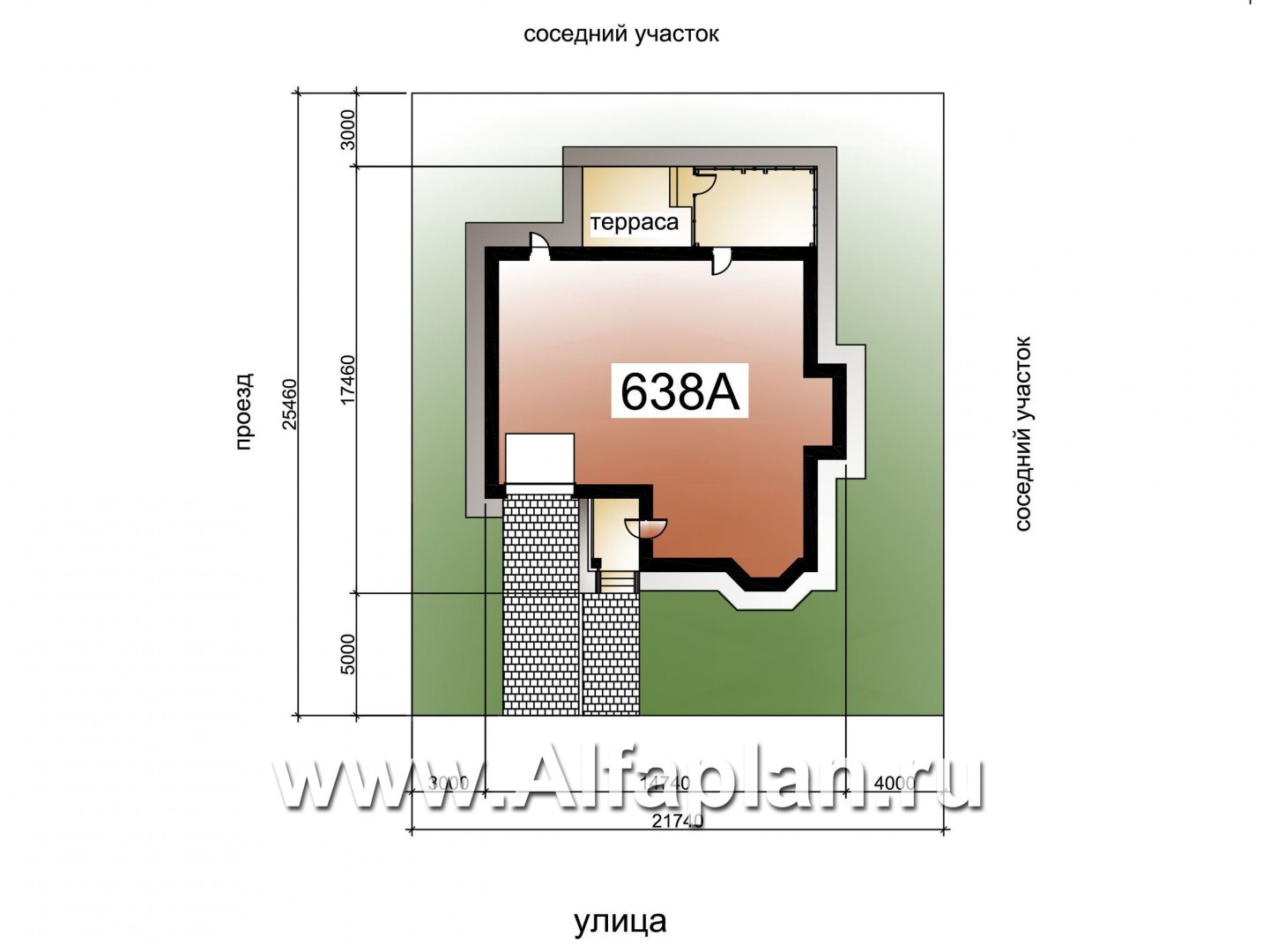 Проекты домов Альфаплан - «Четвертое измерение» - современный комфортный двухэтажный дом - дополнительное изображение №2