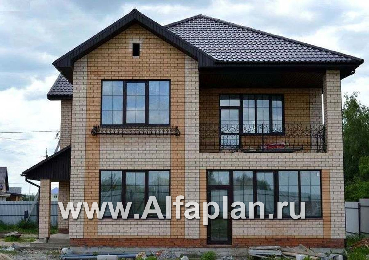 Проекты домов Альфаплан - «Знаменка» — компактный коттедж с удобной планировкой - дополнительное изображение №4