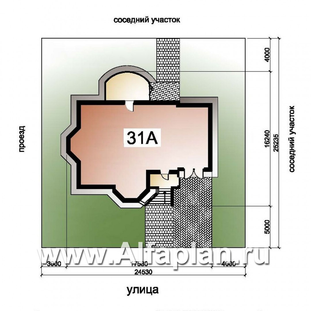 Проекты домов Альфаплан - «Эстрелл» - загородный дом с просторной гостиной - дополнительное изображение №4