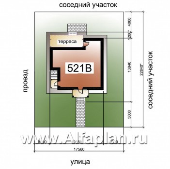 «Боспор» - проект дома с мансардой, из кирпича, с гостевой на 1 эт, в стиле эклектика - превью дополнительного изображения №2