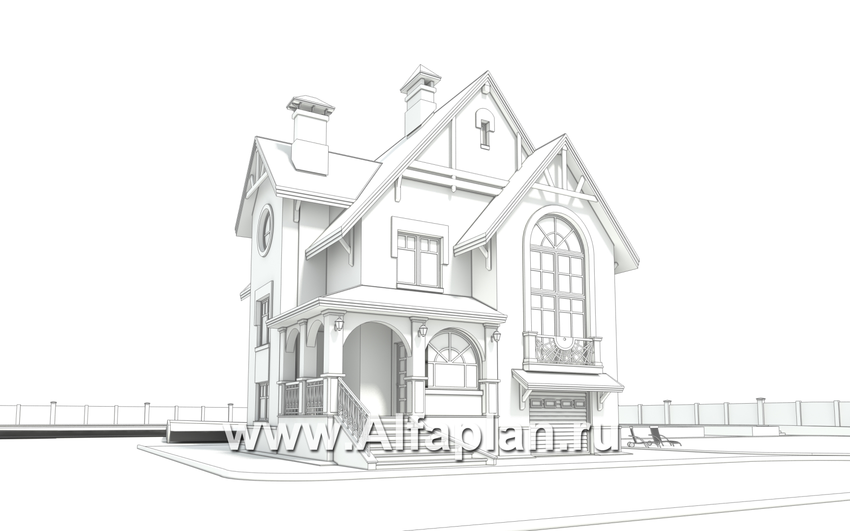 Проекты домов Альфаплан - «Индиго» - дом, в котором все есть - дополнительное изображение №3