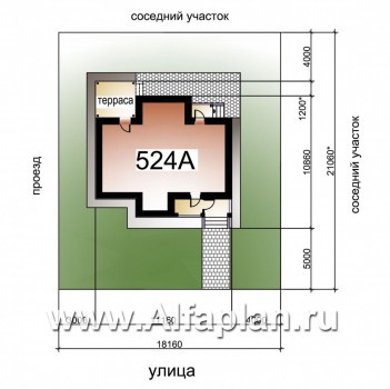 «Высокая орбита»- проект дома с мансардой, с эркером, исторический фасад и современная планировка - превью дополнительного изображения №2