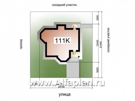 «Классика» - проект двухэтажного дома из газобетона с эркером - превью дополнительного изображения №2