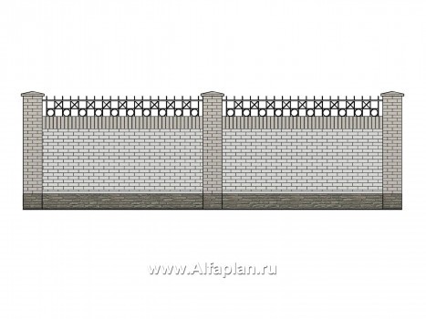 Проект ограждений (заборы) - превью дополнительного изображения №7