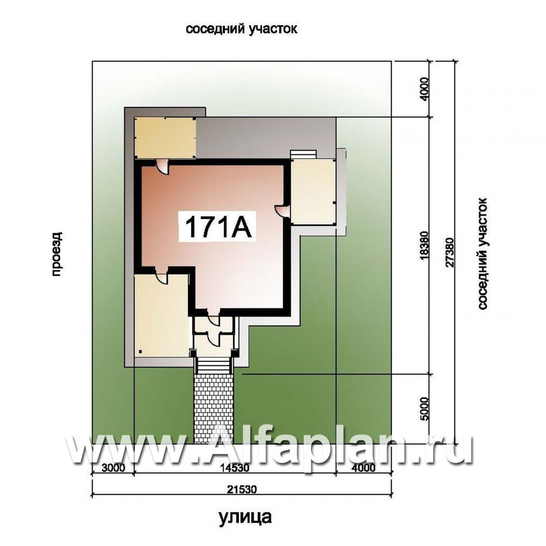 Проекты домов Альфаплан - Компактный коттедж с комфортной планировкой - дополнительное изображение №1